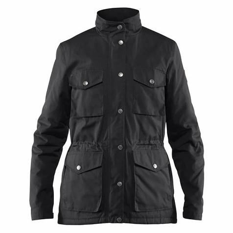 Fjallraven Women Räven Winter Jacket Black PH33331 Philippines